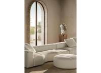 Modernes Italienisches Design Modulares Ecksofa Luxuriöse Geschwungene Polstercouch für Hochwertige Wohnzimmer