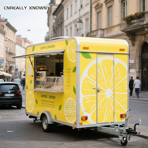 OEM Coffee Bar Truck Barbecue Cart Cook Trailer Mobile Kitchen Hotdog BBQ Food Trailers - Product Image 2