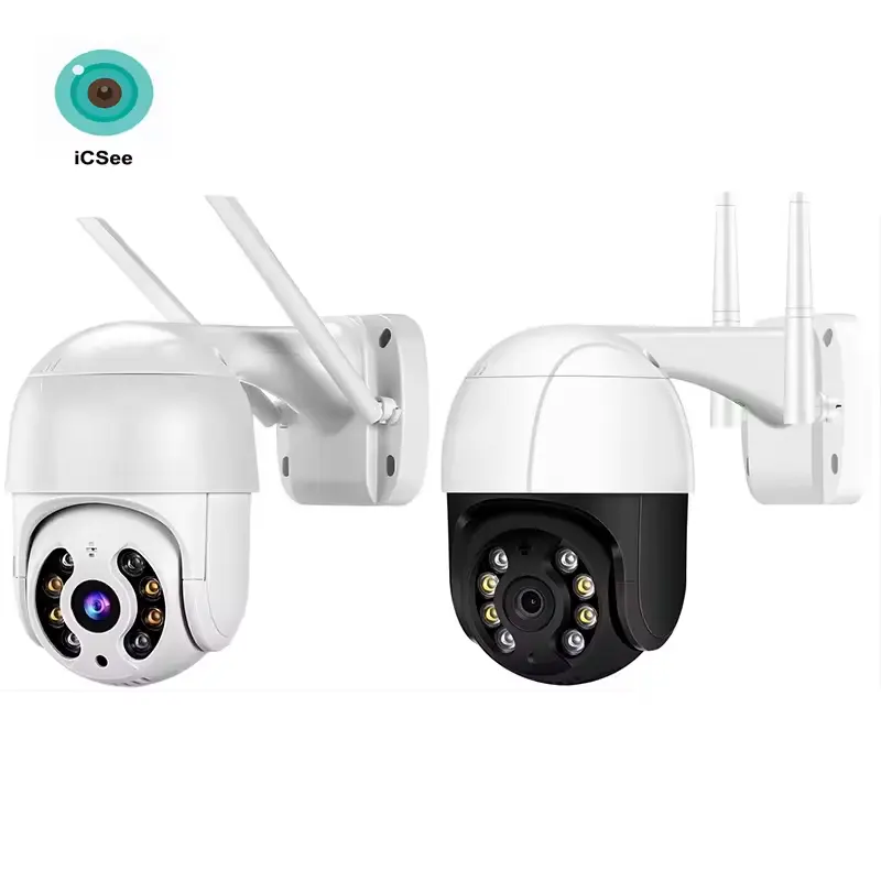 ICsee 8mp H.265 4k Surveillance extérieure IP66 Ptz 4MP 5MP caméra de vidéosurveillance dôme sans fil 2mp Ip 4k Wifi ptz caméra réseau de sécurité