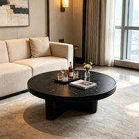 Table basse moderne et contemporaine en panneau écologique E1 pour la maison, l'appartement, l'hôtel, le bureau, les projets commerciaux, meubles en gros