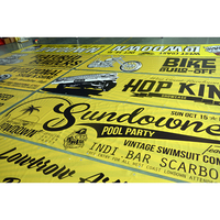 Cartel de vinilo personalizado para publicidad, cartel de valla exterior, a todo Color, de PVC, para publicidad