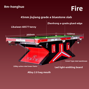 2025 cao cấp phong cách hiện đại sang trọng Snooker bida bảng 9ft 8ft 7ft rắn gỗ Slate bảng hồ bơi bò da + PU Túi da - Product Image 4