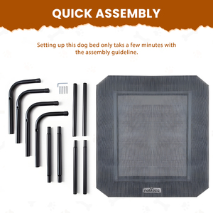 Nobleza XL lettino per cani traspirante accessorio per animali domestici per interni ed esterni per giardino Patio piccoli animali - Product Image 5