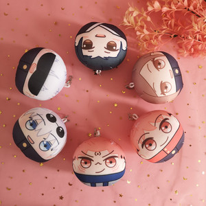 क्रिएटिव राउंड सॉफ्ट आलीशान माइक्रोबीड से भरा/कपास से भरा आलीशान मंजूजू चाबी का गुच्छा - Product Image 2