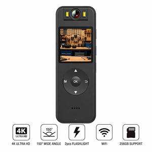 Caméra corporelle 4K WiFi avec objectif rotatif grand angle, enregistreur vidéo portable avec cordon magnétique pour inspection d'atelier et patrouille - Product Image 5