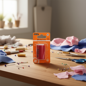 Filo da Cucito Iln 500M 40S/2 Poliestere Colore Rosso per Progetti di Cucito - Product Image 2