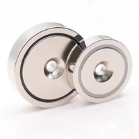 D16 * 5mm 10kg Force monopole Super fort néodyme magnétique tasse Pot aimants avec trou fraisé