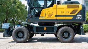 Macchinario del produttore 21ton scavatore HW210 escavatore a ruote - Product Image 6