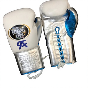 Professional No Boxing No Life High Quality MMA <b>Gloves</b> Boxing Training Genuine Cowhide Leather Boxing <b>Gloves</b> CP-BG-258 - Product Image 6
