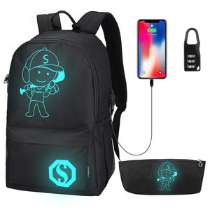 Sac à dos scolaire décontracté en polyester imperméable, best-seller, unisexe, pour adolescents et étudiants, utilisateurs d'ordinateurs portables, capacité 20-36L, fermeture éclair - Product Image 1