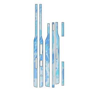 Funda para teléfono plegable Vivo X Fold2, diseño de mármol, TPU, PC, protector de borde a prueba de golpes para teléfono plegable VIVO - Product Image 2