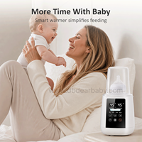 Chauffe-biberon multifonction numérique à commande tactile OEM 2026, chauffe-biberon rapide, stérilisateur à vapeur, chauffe-lait pour bébé avec veilleuse