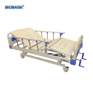 <span class=keywords><strong>Lit</strong></span> d'hôpital BIOBASE CHINA anti-corrosion, facile à nettoyer avec surface peinte électrostatiquement, roulettes silencieuses <span class=keywords><strong>de</strong></span> 5 pouces - Product Image 1