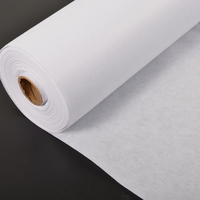 Fournisseur d'usine, tissu d'interlining non tissé épais en polyester doux, découpable, pour vêtements