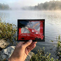 Sacs d'emballage de pêche personnalisables avec fermeture éclair, sacs d'emballage en plastique réutilisables, sacs imprimés pour leurres, sacs pour appâts à vers, sacs recyclables