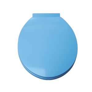 热销批发马桶座圈 OEM/ODM 蓝色PP塑料马桶座圈盖 - Product Image 1