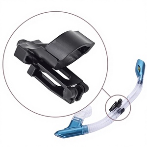 KEEP DIVING Connecteur de Snorkel Double Étape pour Masque de Plongée en PVC, Boucle à Libération Rapide, Exclusivité Transfrontalière SN 500 - Product Image 1