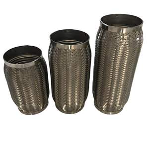 Convertisseurs catalytiques avant à double carburant en acier inoxydable 304SS personnalisés Fujiya, remplacement Euro III, neufs, garantie 1 an, échappement - Product Image 1