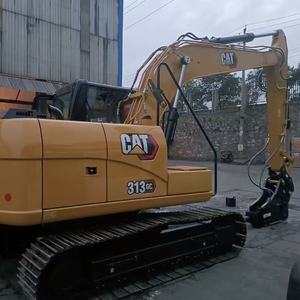 Excavatrice sur chenilles hydraulique d'occasion CAT 313GC Caterpillar 313GC à faible consommation de carburant, machine de terrassement prête à être expédiée dans le monde entier - Product Image 3