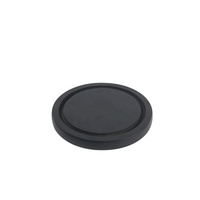 Cúpula decorativa de borosilicato de vidrio, hecha a mano, con Base de madera