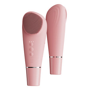 Nieuwe Design Dubbele Kop 2-in-1 Elektrische Gezichtsreinigingsborstel van Siliconen, Spa-kwaliteit, Verwijdert Mee-eters van Neus en Ogen, Zwarte Gezichtshuid - Product Image 6