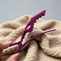 BELLEWORLD Pinces à cheveux en plastique multicolores personnalisables avec logo, pour salon de coiffure, outils de coiffage pour femmes