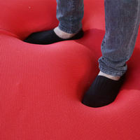 Tapis d'atterrissage pour saut en hauteur sur poteau, personnalisés et professionnels, en éponge haute densité et revêtement PVC