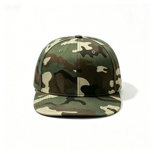 Wholesale Unisex Woodland Camo Canvas Snapback <b>Hat</b> <b>Flat</b> Brim Snapback Cap Adjustable Tactical Streetwear Snapbacks - Product Image 6