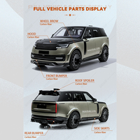 Kit de Carrocería Exterior Estilo M para Land Rover Range Rover Executive Edition 2022+, Piezas de Auto de Fibra de Carbono Seca, Modificación de Vehículos