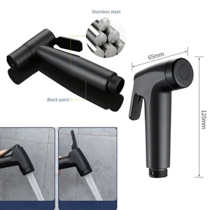 Serie Matt Black: Accesorios de Baño, Grifo de Inodoro, Pistola Rociadora, Cabezal de Ducha, Grifo de Agua Manual, Válvula, Soporte para Manguera de Bidé - Product Image 4
