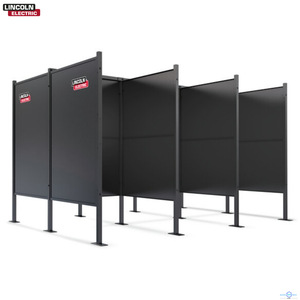 Cortinas de Aislamiento para Cabinas de Soldadura Lincoln Electric, Paneles Metálicos para Protección y Circulación de Aire - Product Image 1