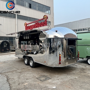 Remolque de Comida Móvil de Acero Inoxidable Totalmente Equipado con Diseño Moderno para Catering, Pizza, Hamburguesas y Comida Rápida, Estándar Europeo - Product Image 2