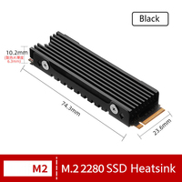 NVMe Solid State Disk Drive Cooler M.2 2280 SSD Heatsink