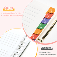 Carnet de mots de passe rose en relief 3D avec onglets A-Z, organiseur sécurisé pour les connexions et les sites web, idéal pour le bureau à domicile, garde vos informations en sécurité