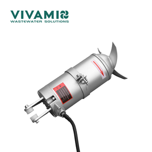 Mezclador de Aguas Residuales con Carcasa de Acero Inoxidable y Motor Sumergible con Refrigeración para Tanques Profundos - Product Image 2