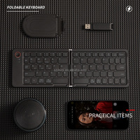 Clé USB 5 en 1, tasse à café, clavier pliable, haut-parleur, souris, cadeaux de voyage, cadeaux électroniques d'entreprise, coffret cadeau de luxe
