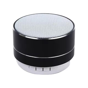Mini haut-parleur sans fil portable A10U, caisson de basses extérieur avec LED clignotantes et basses métalliques colorées, compatible avec les téléphones mobiles - Product Image 1