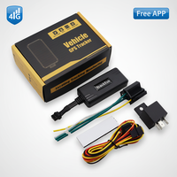 Rastreador GPS Global 4G LTE SA para Auto y Moto con Bloqueo de Motor 9-90V, Rastreo en Tiempo Real a través de Aplicación Gratuita/Almacenamiento en la Nube para PC