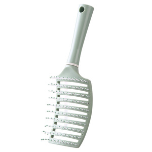<b>Wide</b> Tooth Openwork Pompadour <b>Comb</b> Large Size Scalp Massage For Curly Hair Home Use PP Material - Product Image 5