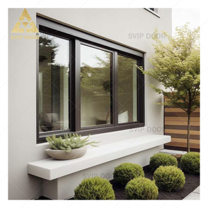 Fenêtres coulissantes en aluminium au design moderne, cadre en alliage d'aluminium, moustiquaire en acier inoxydable, ouverture horizontale, fenêtre <span class=keywords><strong>baie</strong></span> - Product Image 4