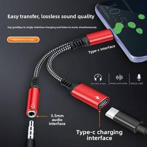 <span class=keywords><strong>Adaptador</strong></span> Tipo-C 2 en 1 para Carga Rápida de 60W y Reproducción de Música, Compatible con Venta Caliente - Product Image 4