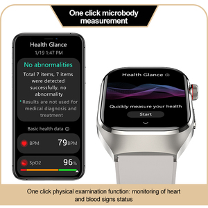 Reloj Inteligente Android con Monitorización de ECG de 24 Horas, Monitor de Sueño, Correa de Silicona, Alta Calidad, Unisex, Bajo <span class=keywords><strong>Precio</strong></span> - Product Image 5