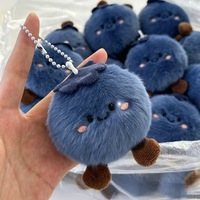 Porte-clés en peluche, toucher doux, pendentif mignon