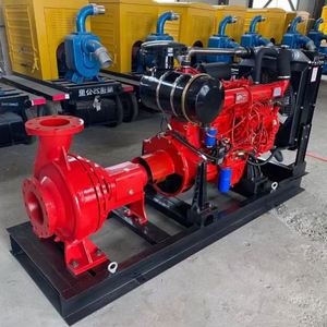 Pompe centrifuge horizontale monophasée pour eau propre IS65-50-125A, pompe de surpression de circulation d'eau chaude ISR pour pipeline, fabriquée - Product Image 3