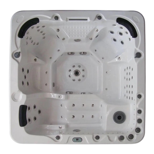 Vasca Idromassaggio <span class=keywords><strong>Jacuzzi</strong></span> Spa Moderna Autoportante in Acrilico per Esterni con Idromassaggio e Piscina per il Relax e il Divertimento - Product Image 4