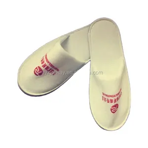Kaynak fabrika üretimi ucuz lüks pamuk Terry yatak odası Unisex otel odası tek kullanımlık terlik - Product Image 1
