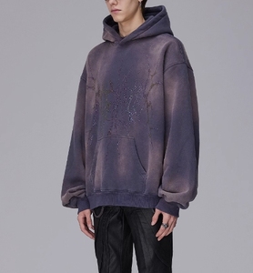 Streetlux Mode américaine lavage lourd Plus polaire à capuche ample décontracté chaud manteau hommes extérieur confort à capuche - Product Image 2