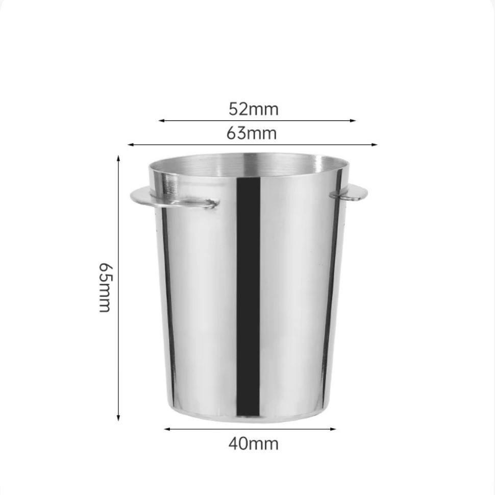 Metallic Gray-304-53mm natural color powder cup