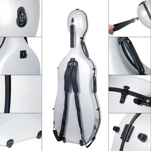NAOMI Étui rigide <span class=keywords><strong>en</strong></span> <span class=keywords><strong>carbone</strong></span> 4/4 pour <span class=keywords><strong>violoncelle</strong></span> acoustique fait à la main <span class=keywords><strong>Violoncelle</strong></span> électrique - Product Image 6