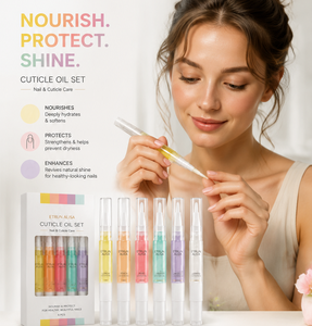 ETRUN <span class=keywords><strong>ALISA</strong></span> - Juego de 6 Bolígrafos de Aceite Natural para Cutículas con Vitamina E, para Uñas Dañadas y Delgadas, Revitalizante, Suavizante y Reparador de Cutículas - Product Image 2